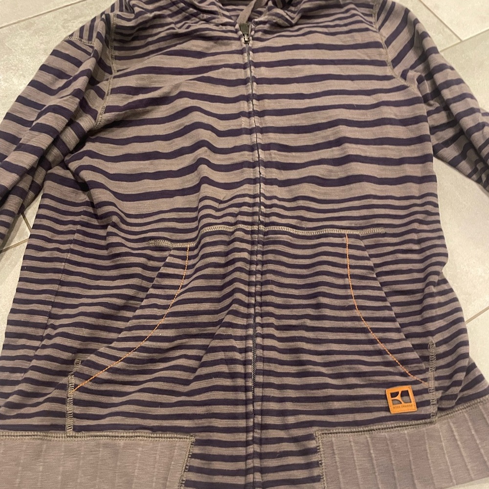 Striped sweater  with Hood